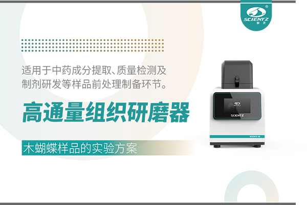 高通量组织研磨器处理木蝴蝶样品的实验方案